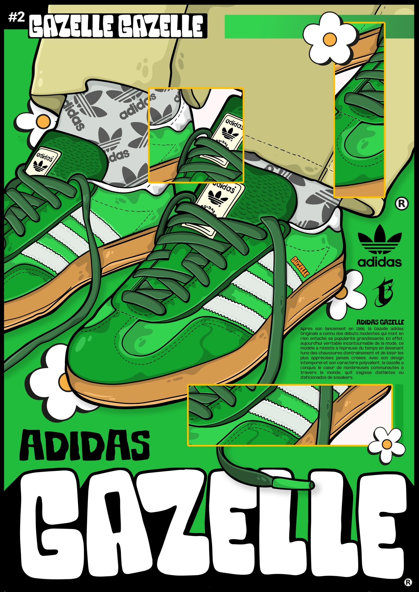 POSTER ADIDAS GAZELLE