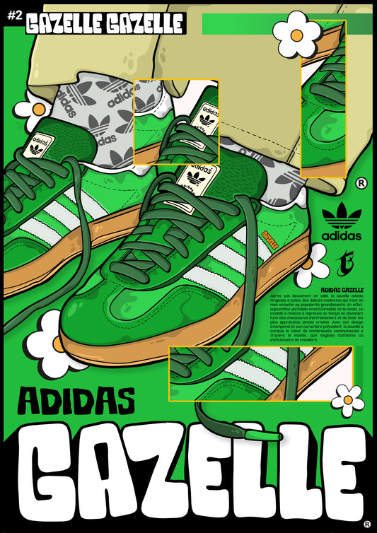 POSTER ADIDAS GAZELLE